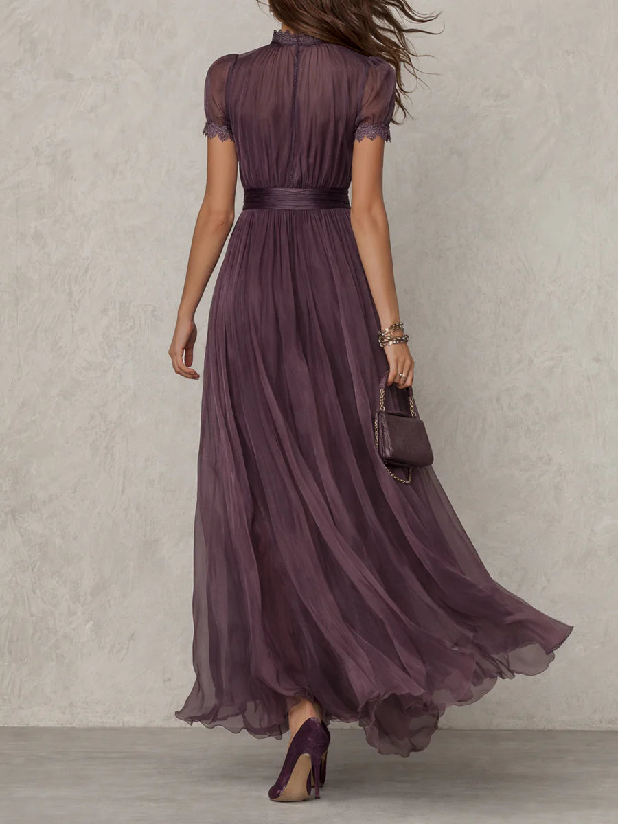 CARMEN — Vestido largo de gasa